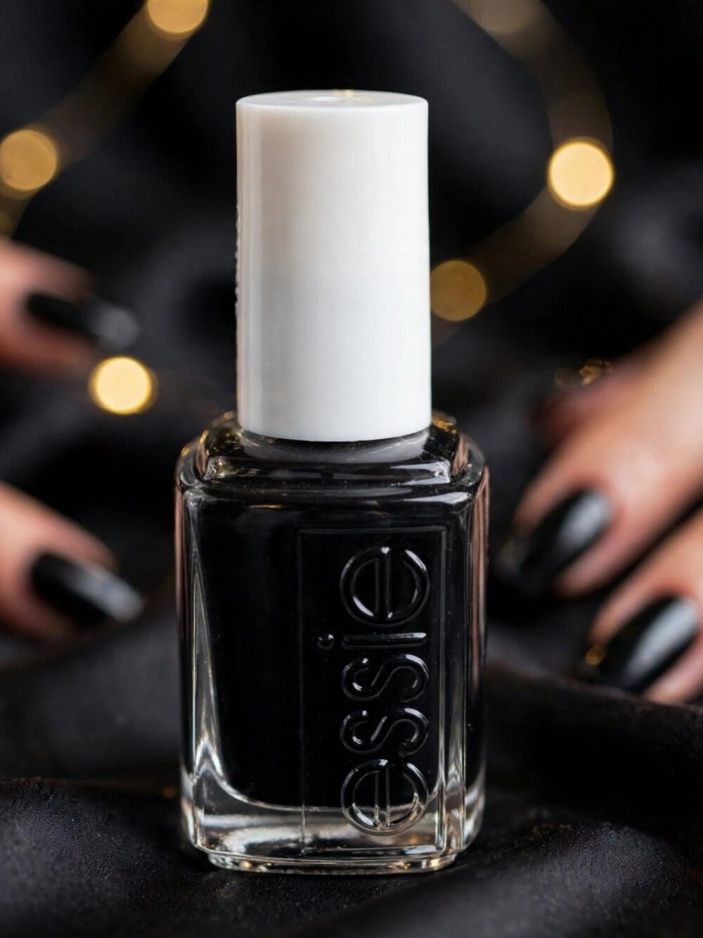 essie Nail Polish 56 Licorice Jet Black Vegan 0.46 fl oz NEW